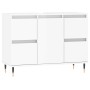 Badmöbel Holzwerkstoff weiß glänzend 80x33x60 cm von vidaXL, Badezimmerwaschtische - Ref: Foro24-831646, Preis: 86,95 €, Raba...