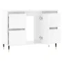Badmöbel Holzwerkstoff weiß glänzend 80x33x60 cm von vidaXL, Badezimmerwaschtische - Ref: Foro24-831646, Preis: 85,85 €, Raba...