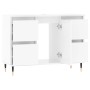 Badmöbel Holzwerkstoff weiß glänzend 80x33x60 cm von vidaXL, Badezimmerwaschtische - Ref: Foro24-831646, Preis: 86,95 €, Raba...