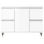 Badmöbel Holzwerkstoff weiß glänzend 80x33x60 cm von vidaXL, Badezimmerwaschtische - Ref: Foro24-831646, Preis: 85,85 €, Raba...