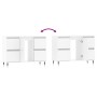 Badmöbel Holzwerkstoff weiß glänzend 80x33x60 cm von vidaXL, Badezimmerwaschtische - Ref: Foro24-831646, Preis: 86,95 €, Raba...