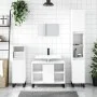 Weißer Badezimmerschrank aus Holzwerkstoff, 80 x 33 x 60 cm von vidaXL, Badezimmerwaschtische - Ref: Foro24-831636, Preis: 50...