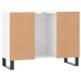 Weißer Badezimmerschrank aus Holzwerkstoff, 80 x 33 x 60 cm von vidaXL, Badezimmerwaschtische - Ref: Foro24-831636, Preis: 50...