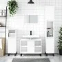 Badmöbel Holzwerkstoff weiß glänzend 80x33x60 cm von vidaXL, Badezimmerwaschtische - Ref: Foro24-831638, Preis: 56,58 €, Raba...
