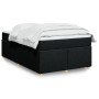 Cama box spring con colchón tela negro 120x200 cm en Camas y somieres | Comprar online en Foro24