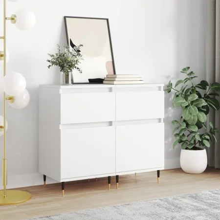 Sideboards 2 Stück, weißes Holzwerkstoff, 40 x 35 x 70 cm von vidaXL, Sideboards - Ref: Foro24-831133, Preis: 73,43 €, Rabatt: %