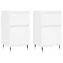 Sideboards 2 Stück, weißes Holzwerkstoff, 40 x 35 x 70 cm von vidaXL, Sideboards - Ref: Foro24-831133, Preis: 73,43 €, Rabatt: %