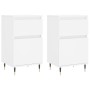 Sideboards 2 Stück, weißes Holzwerkstoff, 40 x 35 x 70 cm von vidaXL, Sideboards - Ref: Foro24-831133, Preis: 74,09 €, Rabatt: %