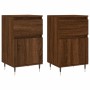Sideboards 2 pcs oak brown engineered wood 40x35x70 cm by vidaXL, Sideboards - Ref: Foro24-831147, Price: 62,88 €, Discount: %