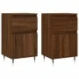 Sideboards 2 pcs oak brown engineered wood 40x35x70 cm by vidaXL, Sideboards - Ref: Foro24-831147, Price: 62,88 €, Discount: %