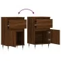 Sideboards 2 pcs oak brown engineered wood 40x35x70 cm by vidaXL, Sideboards - Ref: Foro24-831147, Price: 62,88 €, Discount: %