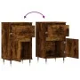 Sideboards 2 pcs engineered wood smoked oak 40x35x70 cm by vidaXL, Sideboards - Ref: Foro24-831143, Price: 70,72 €, Discount: %