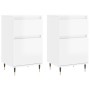 Sideboards 2 Stk. Ingenieurholz weiß glänzend 40x35x70 cm von vidaXL, Sideboards - Ref: Foro24-831137, Preis: 66,99 €, Rabatt: %