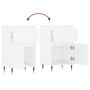 Display cabinets 2 units engineered wood glossy white 40x35x70 cm by vidaXL, Sideboards - Ref: Foro24-831137, Price: 66,99 €,...