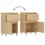 Sideboards 2 Stück, Holzwerkstoff Sonoma-Eiche 40x35x70 cm von vidaXL, Sideboards - Ref: Foro24-831139, Preis: 63,86 €, Rabat...