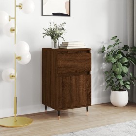 Oak brown engineered wood sideboard 40x35x70 cm by vidaXL, Sideboards - Ref: Foro24-831146, Price: 49,94 €, Discount: %