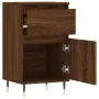 Oak brown engineered wood sideboard 40x35x70 cm by vidaXL, Sideboards - Ref: Foro24-831146, Price: 49,31 €, Discount: %