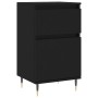 2 black engineered wood sideboards 40x35x70 cm by vidaXL, Sideboards - Ref: Foro24-831135, Price: 90,31 €, Discount: %
