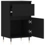 2 black engineered wood sideboards 40x35x70 cm by vidaXL, Sideboards - Ref: Foro24-831135, Price: 90,31 €, Discount: %