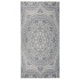 Blau gestreifter flachgewebter Outdoor-Teppich 100x200 cm von vidaXL, Teppiche - Ref: Foro24-340829, Preis: 43,98 €, Rabatt: %