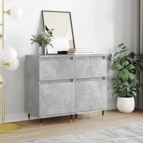 Sideboards 2 pcs concrete gray engineered wood 40x35x70 cm by vidaXL, Sideboards - Ref: Foro24-831141, Price: 64,01 €, Discou...