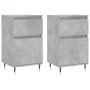 Sideboards 2 pcs concrete gray engineered wood 40x35x70 cm by vidaXL, Sideboards - Ref: Foro24-831141, Price: 64,01 €, Discou...