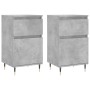 Sideboards 2 Stück betongraues Holzwerkstoff 40x35x70 cm von vidaXL, Sideboards - Ref: Foro24-831141, Preis: 64,49 €, Rabatt: %
