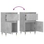 Sideboards 2 Stück betongraues Holzwerkstoff 40x35x70 cm von vidaXL, Sideboards - Ref: Foro24-831141, Preis: 64,49 €, Rabatt: %