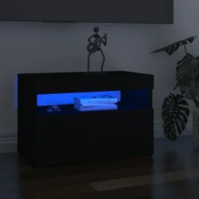 TV-Möbel mit LED-Leuchten 2 Stück schwarz 60x35x40 cm von vidaXL, TV-Möbel - Ref: Foro24-804412, Preis: 72,78 €, Rabatt: %