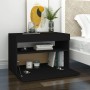 Muebles de TV con luces LED 2 uds negro 60x35x40 cm de vidaXL, Muebles TV - Ref: Foro24-804412, Precio: 72,33 €, Descuento: %