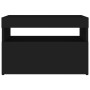 Muebles de TV con luces LED 2 uds negro 60x35x40 cm de vidaXL, Muebles TV - Ref: Foro24-804412, Precio: 72,33 €, Descuento: %