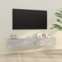 Wand-TV-Möbel 2 Stk. Sperrholz grau 100x30x30cm von vidaXL, TV-Möbel - Ref: Foro24-804548, Preis: 91,21 €, Rabatt: %