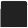 Black engineered wood wall cabinet 60x36.5x35 cm by vidaXL, Lockers and storage cabinets - Ref: Foro24-830037, Price: 40,41 €...