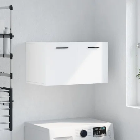 Engineered wood white wall cabinet 60x36.5x35 cm by vidaXL, Lockers and storage cabinets - Ref: Foro24-830036, Price: 41,47 €...
