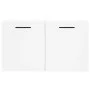 Armario de pared madera de ingeniería blanco 60x36,5x35 cm de vidaXL, Taquillas y armarios de almacenamiento - Ref: Foro24-83...
