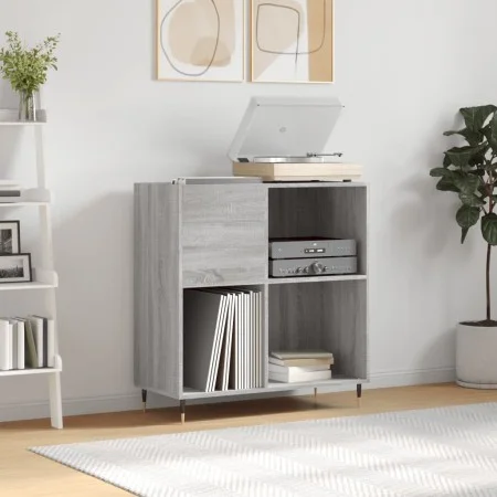 Plattenschrank aus grauem Sonoma-Sperrholz, 84,5 x 38 x 89 cm von vidaXL, CD- und DVD-Speicher - Ref: Foro24-831770, Preis: 6...