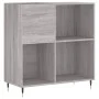 Plattenschrank aus grauem Sonoma-Sperrholz, 84,5 x 38 x 89 cm von vidaXL, CD- und DVD-Speicher - Ref: Foro24-831770, Preis: 6...