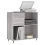 Plattenschrank aus grauem Sonoma-Sperrholz, 84,5 x 38 x 89 cm von vidaXL, CD- und DVD-Speicher - Ref: Foro24-831770, Preis: 6...