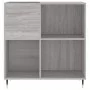 Plattenschrank aus grauem Sonoma-Sperrholz, 84,5 x 38 x 89 cm von vidaXL, CD- und DVD-Speicher - Ref: Foro24-831770, Preis: 6...