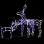 Renos de Navidad de luces 229 LEDs 3 piezas