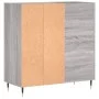 Plattenschrank aus grauem Sonoma-Sperrholz, 84,5 x 38 x 89 cm von vidaXL, CD- und DVD-Speicher - Ref: Foro24-831770, Preis: 6...