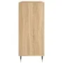 Mueble discos madera contrachapada roble Sonoma 84,5x38x89 cm de vidaXL, Almacenamiento para CD y DVD - Ref: Foro24-831767, P...