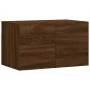 Wandschrank Holzwerkstoff Eiche braun 60x36,5x35 cm von vidaXL, Schließfächer und Lagerschränke - Ref: Foro24-830043, Preis: ...