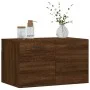Wandschrank Holzwerkstoff Eiche braun 60x36,5x35 cm von vidaXL, Schließfächer und Lagerschränke - Ref: Foro24-830043, Preis: ...