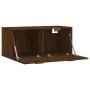 Eichenbrauner Wandschrank aus Holzwerkstoff, 80 x 36,5 x 35 cm von vidaXL, Schließfächer und Lagerschränke - Ref: Foro24-8300...