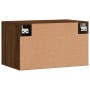 Wandschrank Holzwerkstoff Eiche braun 60x36,5x35 cm von vidaXL, Schließfächer und Lagerschränke - Ref: Foro24-830043, Preis: ...