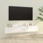 TV-Wandmöbel, 2 Einheiten, weißes Holzwerkstoff, 100 x 30 x 30 cm von vidaXL, TV-Möbel - Ref: Foro24-804544, Preis: 134,16 €,...