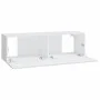 TV-Wandmöbel, 2 Einheiten, weißes Holzwerkstoff, 100 x 30 x 30 cm von vidaXL, TV-Möbel - Ref: Foro24-804544, Preis: 133,98 €,...