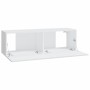 TV-Wandmöbel, 2 Einheiten, weißes Holzwerkstoff, 100 x 30 x 30 cm von vidaXL, TV-Möbel - Ref: Foro24-804544, Preis: 134,16 €,...
