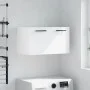 Armario de pared madera de ingeniería blanco 60x36,5x35 cm de vidaXL, Taquillas y armarios de almacenamiento - Ref: Foro24-83...